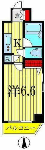 東京都江東区北砂６丁目 大島駅 1K マンション 賃貸物件詳細