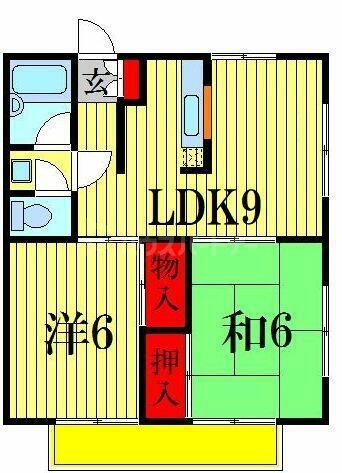 千葉県松戸市新松戸７丁目 南流山駅 2DK アパート 賃貸物件詳細