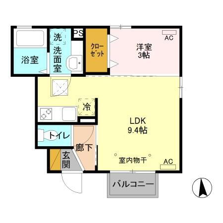 栃木県栃木市片柳町４丁目 栃木駅 1LDK アパート 賃貸物件詳細