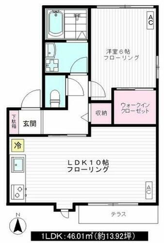 東京都杉並区浜田山４丁目 浜田山駅 1LDK アパート 賃貸物件詳細