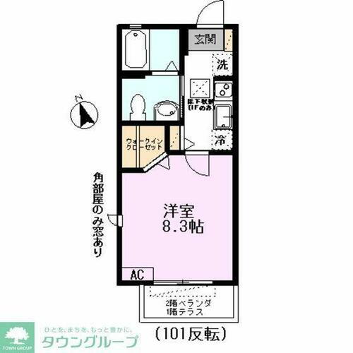 東京都小金井市中町２丁目 東小金井駅 1K アパート 賃貸物件詳細