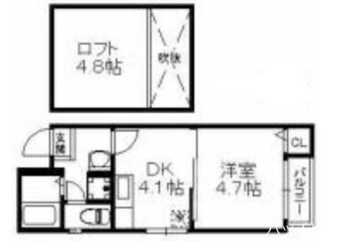 福岡県福岡市中央区梅光園２丁目 六本松駅 1DK アパート 賃貸物件詳細