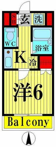 東京都足立区西新井栄町２丁目 西新井駅 1K マンション 賃貸物件詳細