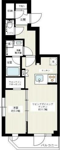 東京都中野区中央１丁目 中野坂上駅 1LDK マンション 賃貸物件詳細