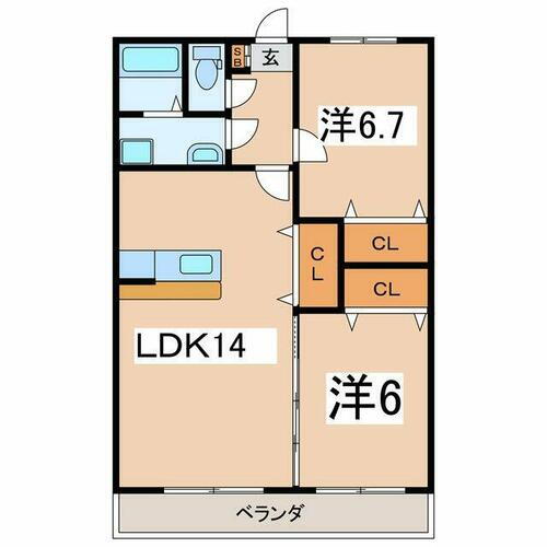 山梨県南アルプス市下今井 常永駅 2LDK アパート 賃貸物件詳細