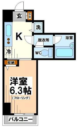 ブランコート仙川 1階 1K 賃貸物件詳細