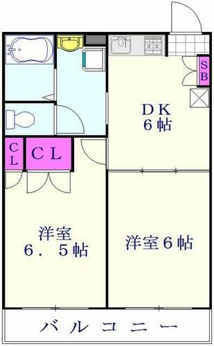 埼玉県三郷市早稲田２丁目 三郷駅 2DK アパート 賃貸物件詳細