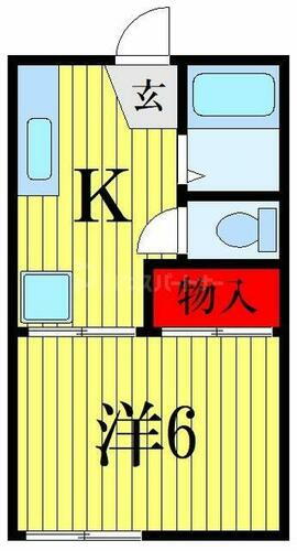 千葉県船橋市前原西３丁目 津田沼駅 1K アパート 賃貸物件詳細