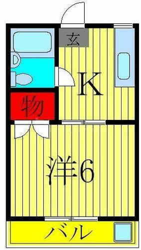 東京都足立区佐野２丁目 北綾瀬駅 1K マンション 賃貸物件詳細