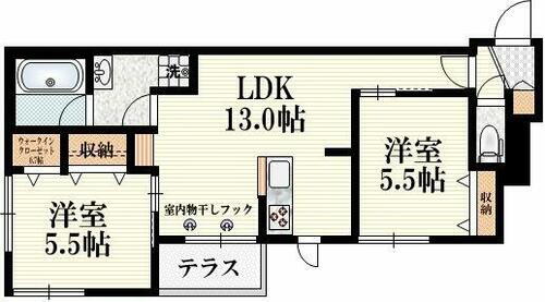 東京都杉並区井草１丁目 下井草駅 2LDK マンション 賃貸物件詳細