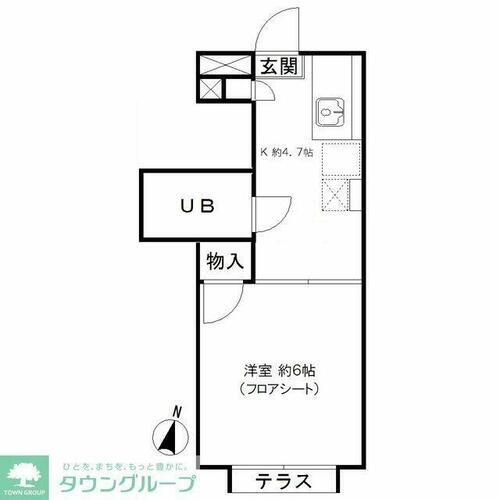 東京都練馬区桜台１丁目 新桜台駅 1K アパート 賃貸物件詳細
