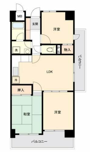 千葉県市川市南行徳１丁目 南行徳駅 3DK マンション 賃貸物件詳細