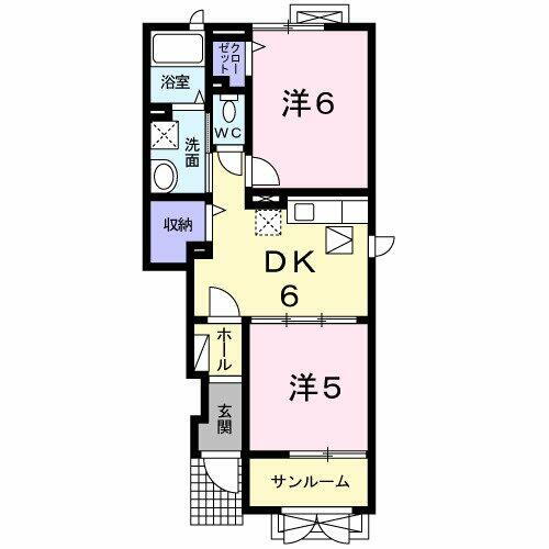 秋田県大館市柄沢字狐台 東大館駅 2DK アパート 賃貸物件詳細
