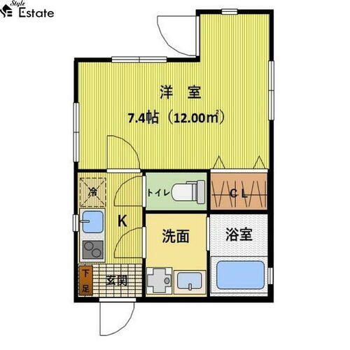 愛知県名古屋市中村区亀島２丁目 亀島駅 1K アパート 賃貸物件詳細