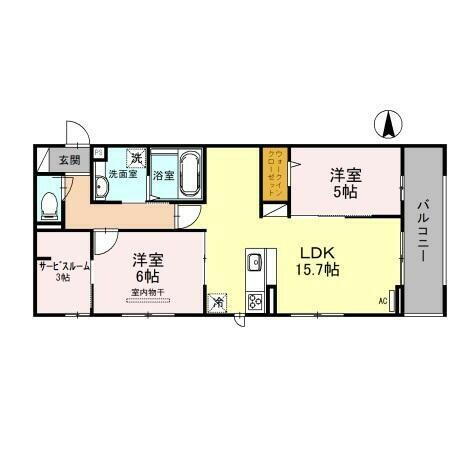 大阪府富田林市小金台３丁目 川西駅 2SLDK アパート 賃貸物件詳細