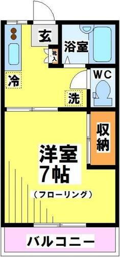 東京都調布市西つつじケ丘１丁目 柴崎駅 1K アパート 賃貸物件詳細