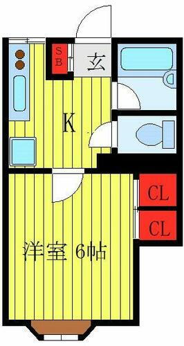 東京都北区滝野川１丁目 西ケ原駅 1K アパート 賃貸物件詳細