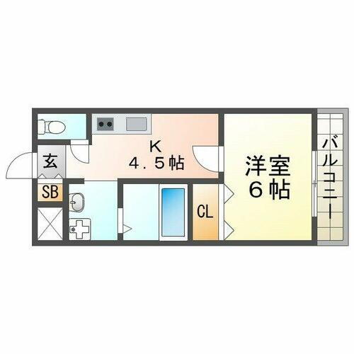 兵庫県尼崎市神田南通１丁目 尼崎駅 1DK マンション 賃貸物件詳細