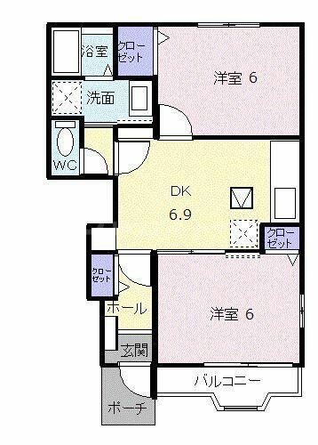 千葉県千葉市中央区蘇我４丁目 蘇我駅 2DK アパート 賃貸物件詳細