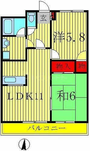 千葉県松戸市小金原４丁目 北小金駅 2LDK マンション 賃貸物件詳細