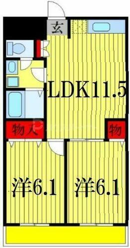 千葉県船橋市飯山満町３丁目 飯山満駅 2LDK アパート 賃貸物件詳細