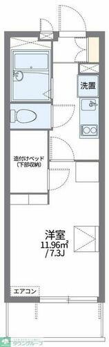 レオパレスリバーパーク 3階 1K 賃貸物件詳細