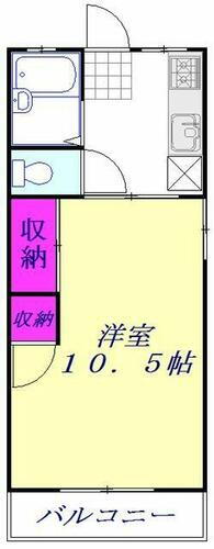 埼玉県蕨市塚越６丁目 蕨駅 1K マンション 賃貸物件詳細