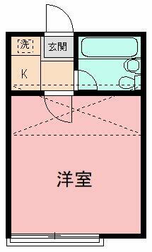 神奈川県川崎市多摩区三田２丁目 生田駅 1K アパート 賃貸物件詳細