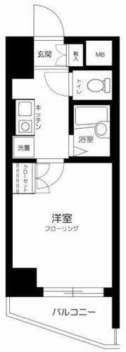 東京都品川区平塚１丁目 戸越銀座駅 1K マンション 賃貸物件詳細