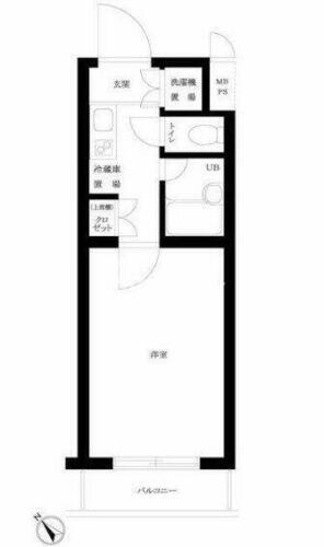 東京都品川区豊町５丁目 戸越公園駅 1K マンション 賃貸物件詳細