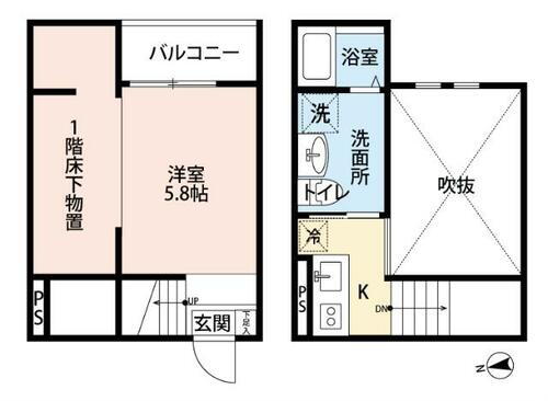 愛知県名古屋市中川区愛知町 黄金駅 1K アパート 賃貸物件詳細