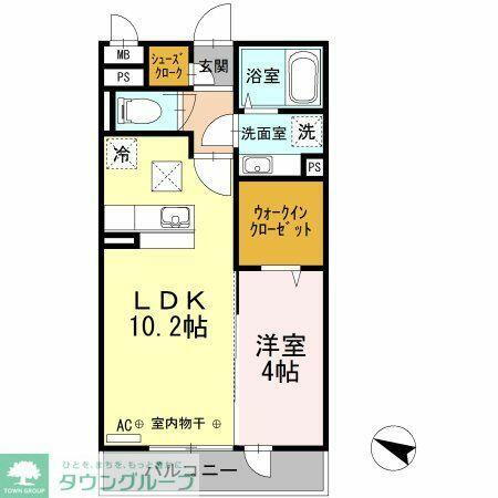 東京都八王子市館町 狭間駅 1LDK アパート 賃貸物件詳細
