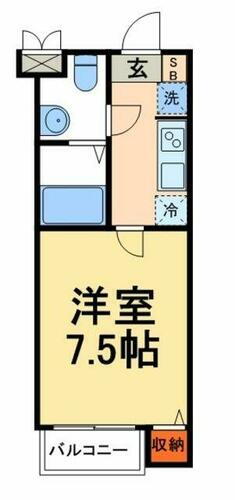 千葉県柏市中新宿１丁目 北小金駅 1K アパート 賃貸物件詳細