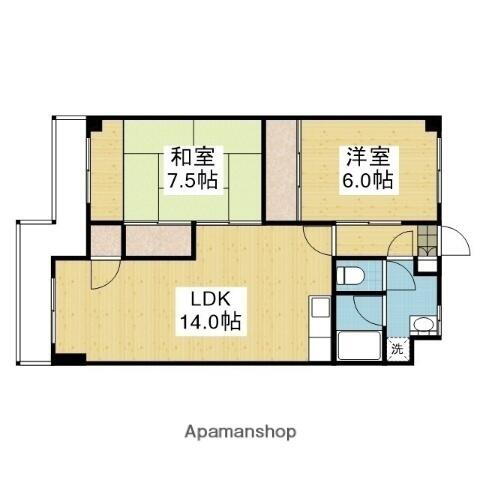 愛媛県松山市内宮町 伊予和気駅 2LDK マンション 賃貸物件詳細