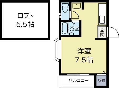福岡県福岡市博多区博多駅前１丁目 博多駅 1SK アパート 賃貸物件詳細