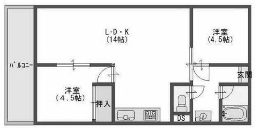 兵庫県明石市魚住町西岡 魚住駅 2LDK マンション 賃貸物件詳細