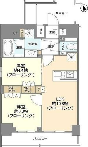 東京都港区新橋４丁目 新橋駅 2LDK マンション 賃貸物件詳細