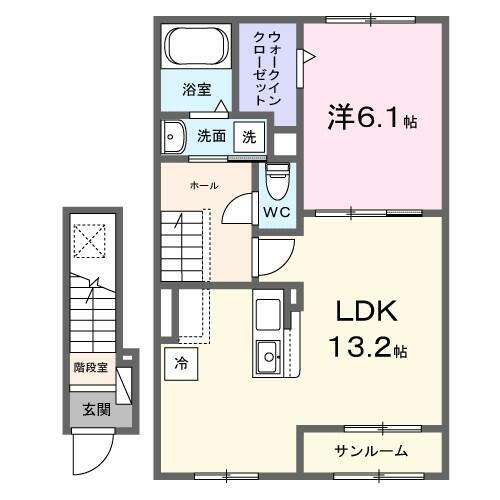 福島県いわき市小名浜大原字原木田前 泉駅 1LDK アパート 賃貸物件詳細