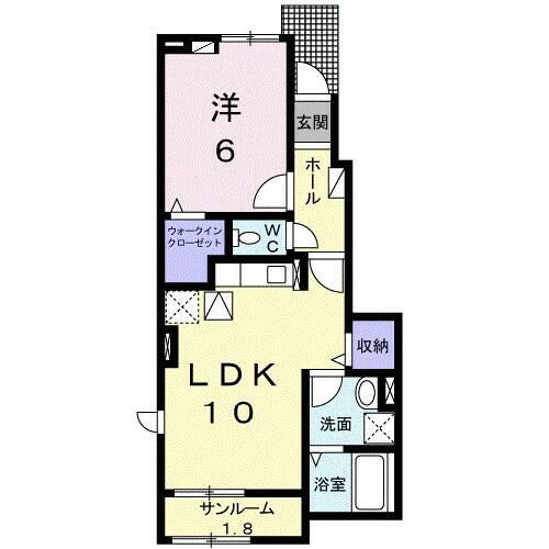 福島県いわき市佐糠町２丁目 植田駅 1LDK アパート 賃貸物件詳細