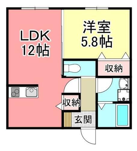 福岡県朝倉郡筑前町上高場 太刀洗駅 1LDK アパート 賃貸物件詳細