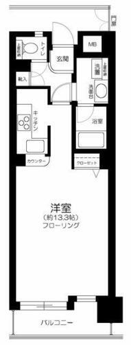 東京都港区芝浦１丁目 三田駅 1K マンション 賃貸物件詳細