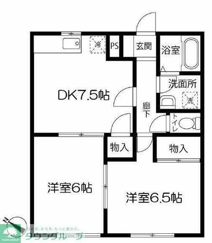 神奈川県横浜市保土ケ谷区今井町 東戸塚駅 2DK アパート 賃貸物件詳細