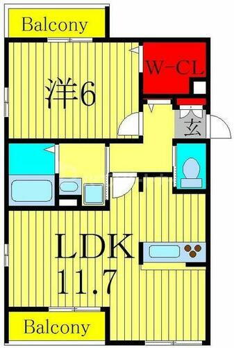 東京都足立区六町２丁目 六町駅 1LDK マンション 賃貸物件詳細