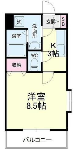 静岡県浜松市中央区和合町 曳馬駅 1K マンション 賃貸物件詳細