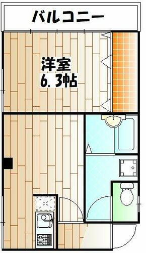 東京都大田区東蒲田１丁目 梅屋敷駅 1DK マンション 賃貸物件詳細