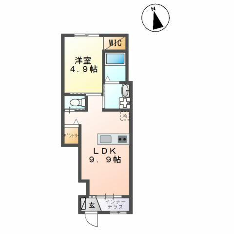 福島県いわき市金山町南台 植田駅 1LDK アパート 賃貸物件詳細