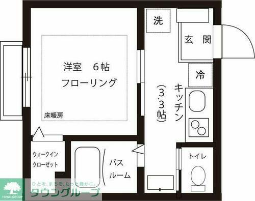 東京都北区滝野川１丁目 西巣鴨駅 1K アパート 賃貸物件詳細