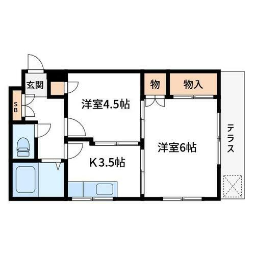 東京都江戸川区西小岩４丁目 京成小岩駅 2K マンション 賃貸物件詳細