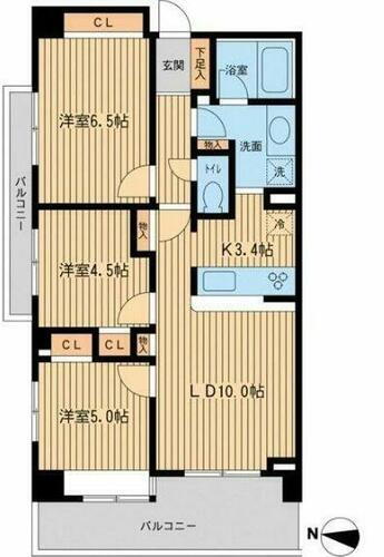 東京都墨田区石原３丁目 両国駅 3LDK マンション 賃貸物件詳細
