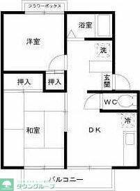 千葉県市川市菅野４丁目 本八幡駅 2DK アパート 賃貸物件詳細
